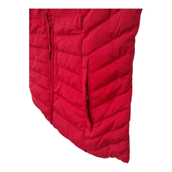 Talbots Red Down Puffer Vest Size Medium - Picture 3 of 5
